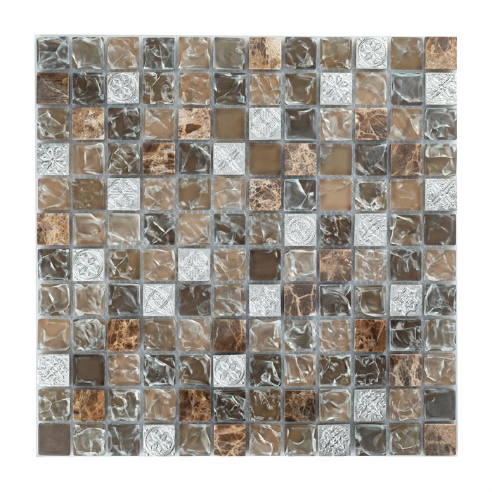 Мозаика стеклянная с камнем 010 010