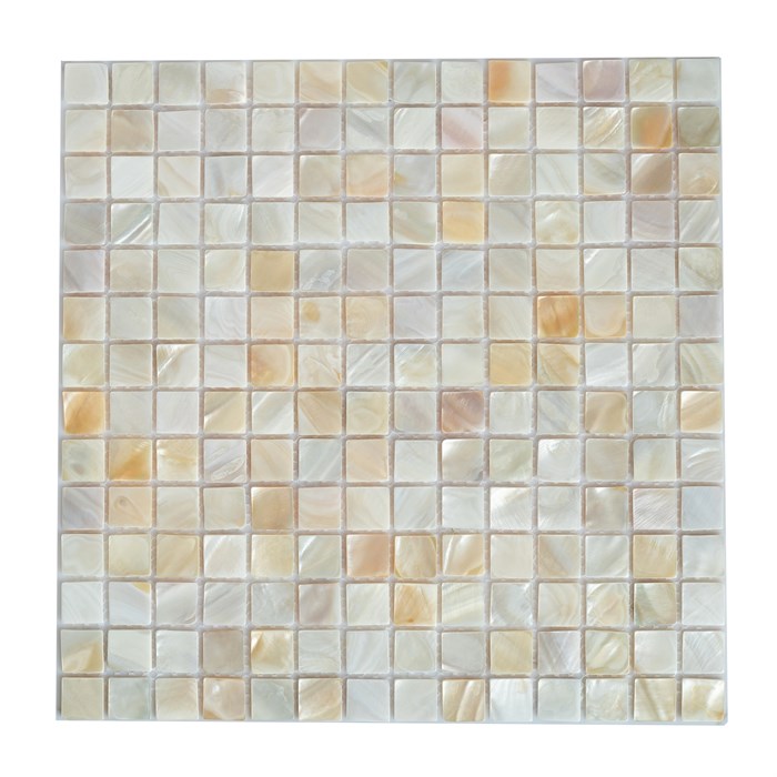 Мозаика натуральная ракушка 20*20*2 (305*305), Shell-02- (Жемчуг) shell-02 - фото 7402