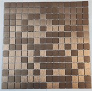 Мозаика алюминиевая, бронзовый отлив LP04C