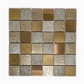 Мозаика керамическая c бронзовыми вставками KG4805 - фото 6380