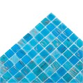 Мозаика стеклянная, 20*20*4 (305*305), Аквамарин Аквамарин