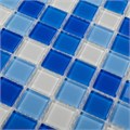 Мозаика стеклянная, бело-голубая FA022.023.025.080 FA022.023.025.080