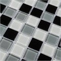 Мозаика стеклянная, черно-белая FA066.070.080 FA066.070.080