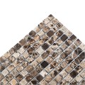 Мозаика каменная, темно-коричневый мрамор KG-01P KG-01P