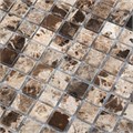 Мозаика каменная, темно-коричневый мрамор KG-01P KG-01P