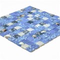 Мозаика стеклянная с ракушкой матовая SZ002 SZ002