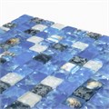Мозаика стеклянная с ракушкой матовая SZ002 SZ002